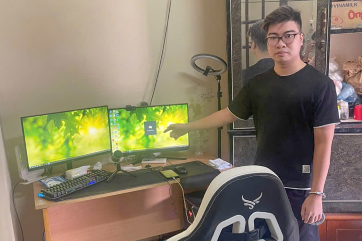 Phá ổ nhóm livestream tổ chức đánh bạc qua game 'Liên minh huyền thoại'- Ảnh 2.