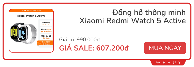 11 deal ngày đôi 11/11: Smartwatch Redmi từ 607.000đ, tai nghe chống ồn Honor -75%, cáp sạc 100W chỉ 134.000đ...- Ảnh 10.