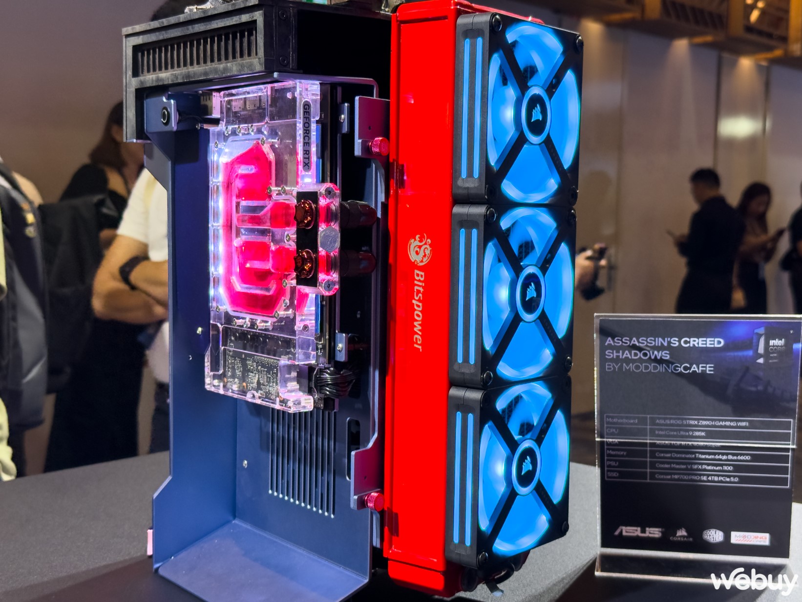 Cận cảnh dàn PC “Assassin's Creed Shadows” tại sự kiện ra mắt Intel Core Ultra thế hệ 2- Ảnh 8. Cận cảnh dàn PC “Assassin's Creed Shadows” tại sự kiện ra mắt Intel Core Ultra thế hệ 2- Ảnh 8.
