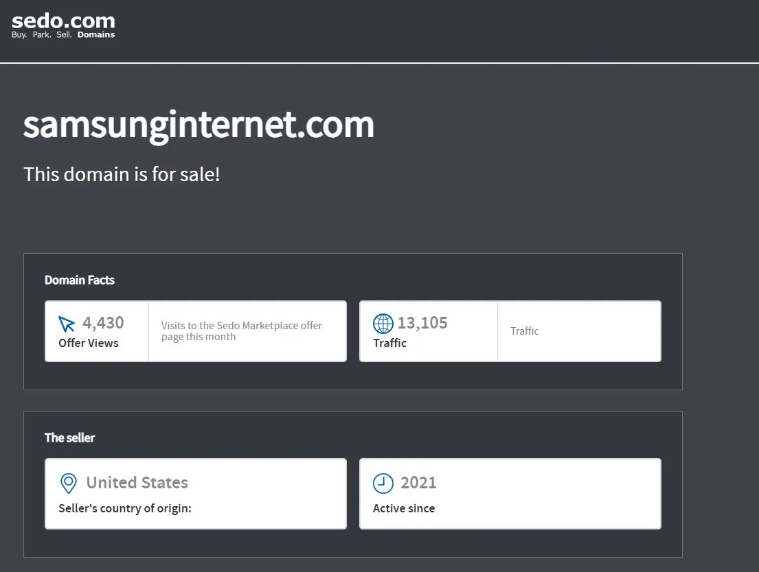 Bề thế như Samsung nhưng cũng có lúc quên gia hạn tên miền website: Người dùng phản ánh cả tuần nhưng vẫn chưa có ai mua lại- Ảnh 2.