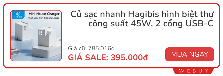 Sale giữa tháng có gì: Máy xay cà phê 462.000đ, màn hình di động fullHD chỉ 1.7 triệu, củ sạc 45W hình biệt thự -54%...- Ảnh 6.