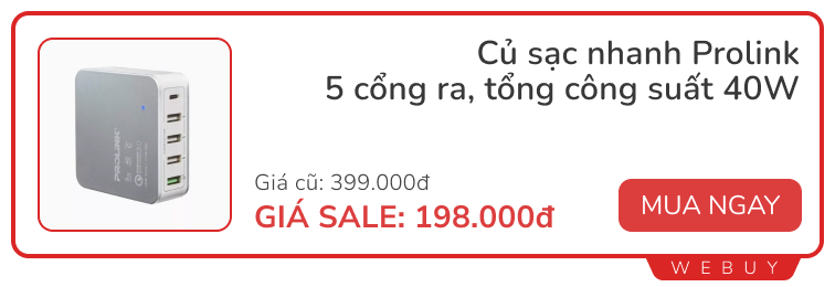 Sale cuối tháng vẫn còn: Sạc nhanh 65W 168.000đ, vòng tay Xiaomi 450.000đ, máy lau hút khô ướt Tineco giảm hơn 50%- Ảnh 1.