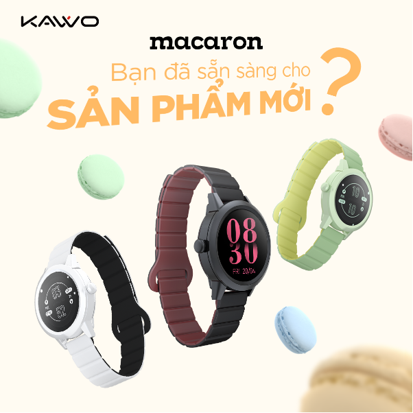 Kavvo Macaron - Đồng hồ thời trang thông minh, dành cho phái đẹp- Ảnh 2.