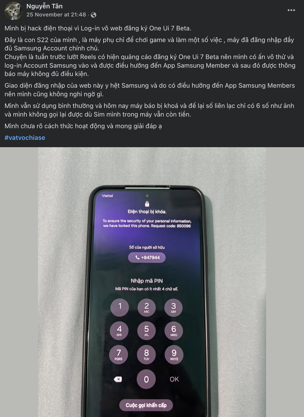 Người dùng Samsung tại Việt Nam bị lừa khóa điện thoại: Ngay cả người am tường công nghệ cũng "dính bẫy"- Ảnh 3.