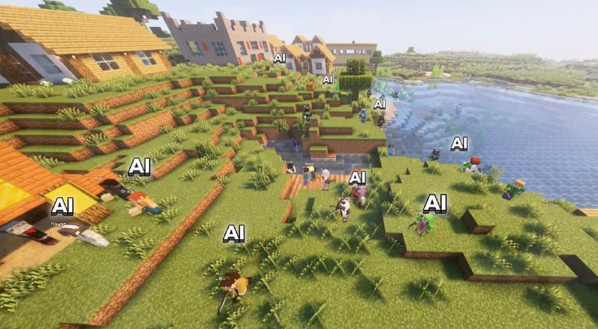 Một nhóm AI học chơi Minecraft cư xử như con người: kết bạn, phát minh ra “việc làm”, thậm chí truyền đạo- Ảnh 3.