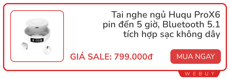 Gợi ý tai nghe không dây siêu nhỏ nhẹ đeo đi ngủ: Thiết kế đặc biệt ít cấn tai, rẻ nhất chưa đến 100.000đ- Ảnh 12.