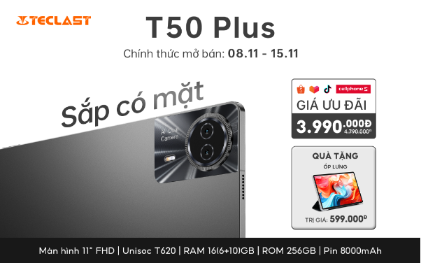 Teclast T50 Plus: Máy tính bảng giá rẻ cho mọi nhu cầu- Ảnh 1.