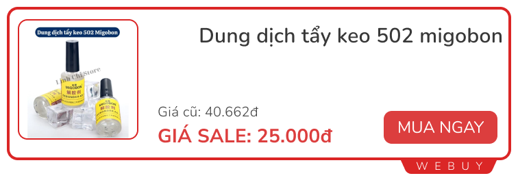 6 loại đồ tẩy rửa chỉ từ 25.000 đồng: Có loại tẩy được cả keo 502- Ảnh 1.