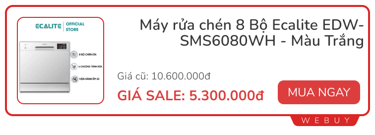 15 deal đồ gia dụng đáng sắm nhất lúc này: Giảm tới 73%, đủ các thương hiệu nổi Xiaomi, Deerma, Philips, Bear, Electrolux...- Ảnh 12.