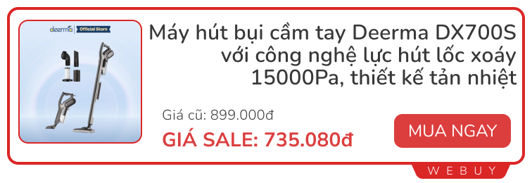 15 deal đồ gia dụng đáng sắm nhất lúc này: Giảm tới 73%, đủ các thương hiệu nổi Xiaomi, Deerma, Philips, Bear, Electrolux...- Ảnh 7.