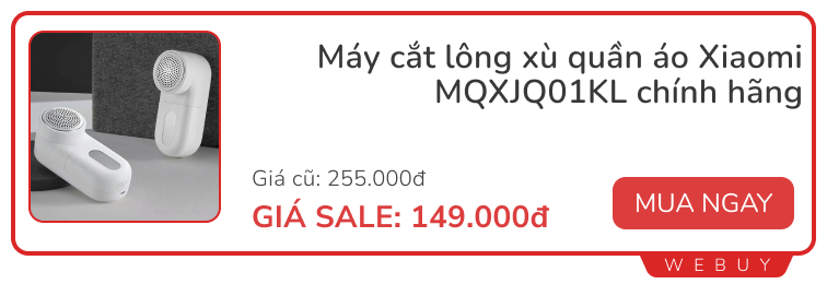 15 deal đồ gia dụng đáng sắm nhất lúc này: Giảm tới 73%, đủ các thương hiệu nổi Xiaomi, Deerma, Philips, Bear, Electrolux...- Ảnh 3.