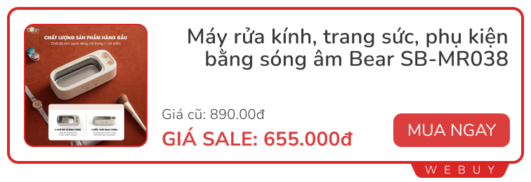 15 deal đồ gia dụng đáng sắm nhất lúc này: Giảm tới 73%, đủ các thương hiệu nổi Xiaomi, Deerma, Philips, Bear, Electrolux...- Ảnh 10.