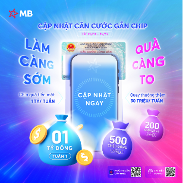 MB chia 500 triệu cho khách hàng đã cập nhật CCCD tại livestream ngày 11/12!- Ảnh 4.