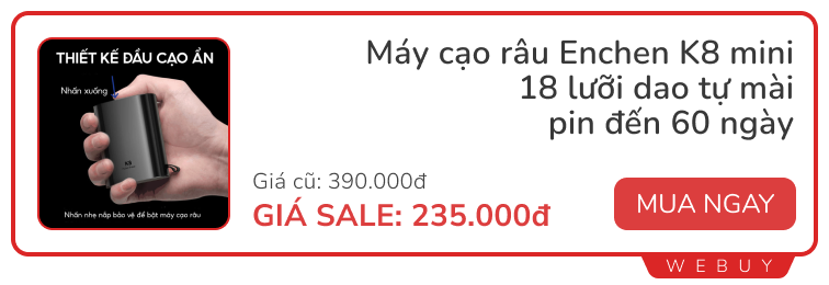 Giữa tháng săn sale: Tai nghe, loa giảm nửa giá, máy cạo râu từ 211.000đ, quần áo nam Made in Vietnam quanh mức 400.000đ- Ảnh 5.