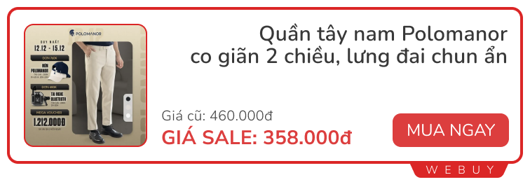 Giữa tháng săn sale: Tai nghe, loa giảm nửa giá, máy cạo râu từ 211.000đ, quần áo nam Made in Vietnam quanh mức 400.000đ- Ảnh 13.