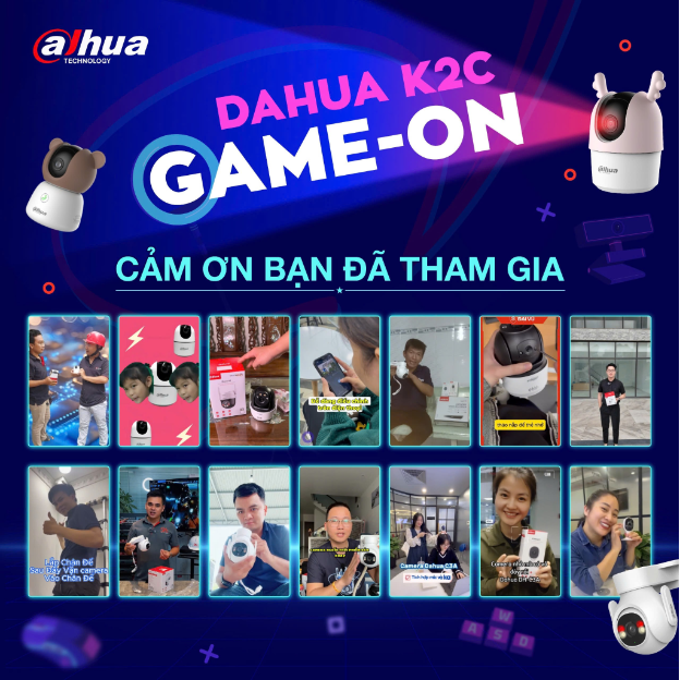 Hơn 250 bài dự thi, 15.000 người tham gia: Dahua K2C Game-On khép lại một hành trình đáng nhớ- Ảnh 2. Hơn 250 bài dự thi, 15.000 người tham gia: Dahua K2C Game-On khép lại một hành trình đáng nhớ- Ảnh 2.