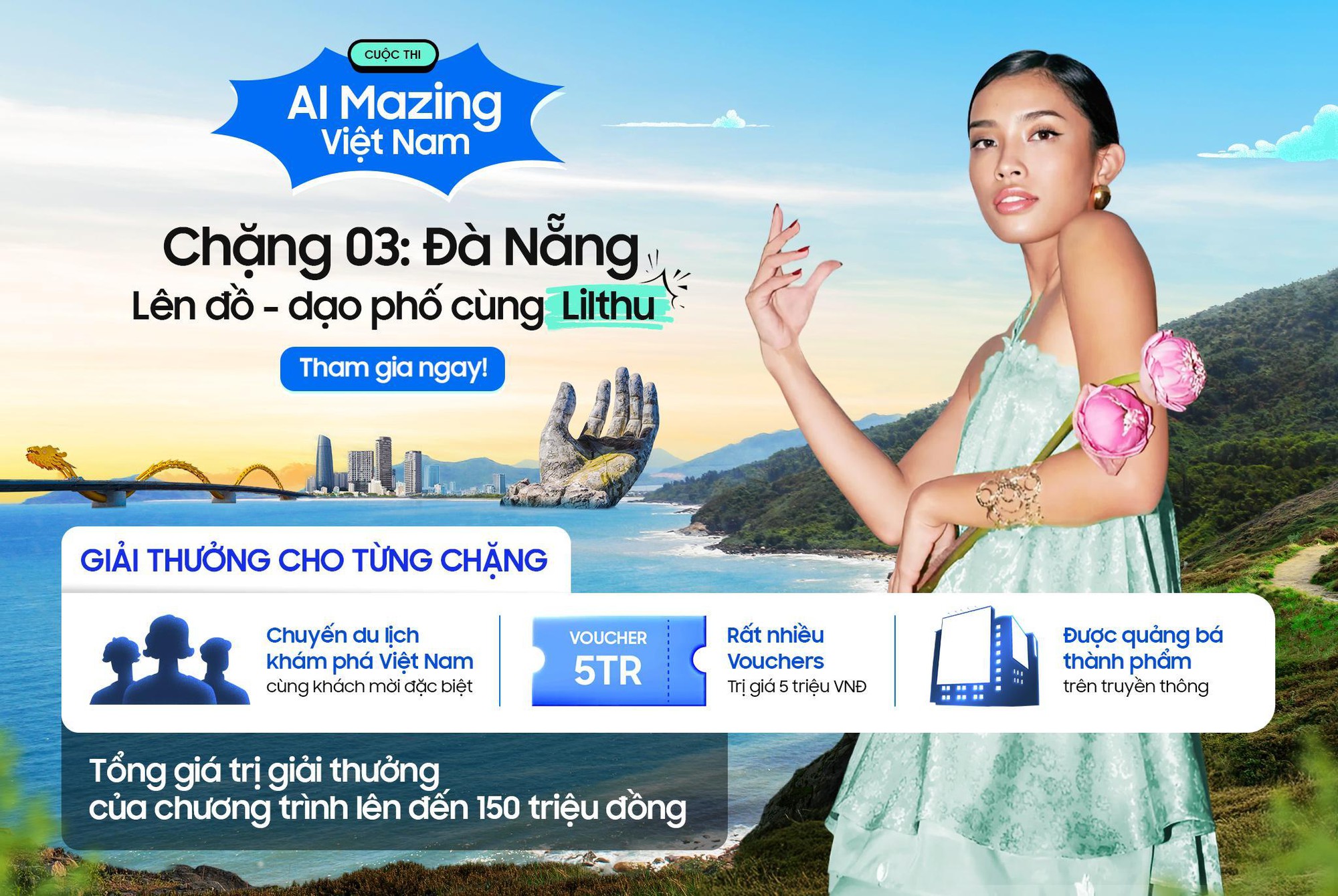 Cầm S24 FE trên tay, "bắt" ngay địa điểm đẹp tại Đà Nẵng- Ảnh 1. Cầm S24 FE trên tay, "bắt" ngay địa điểm đẹp tại Đà Nẵng- Ảnh 1.