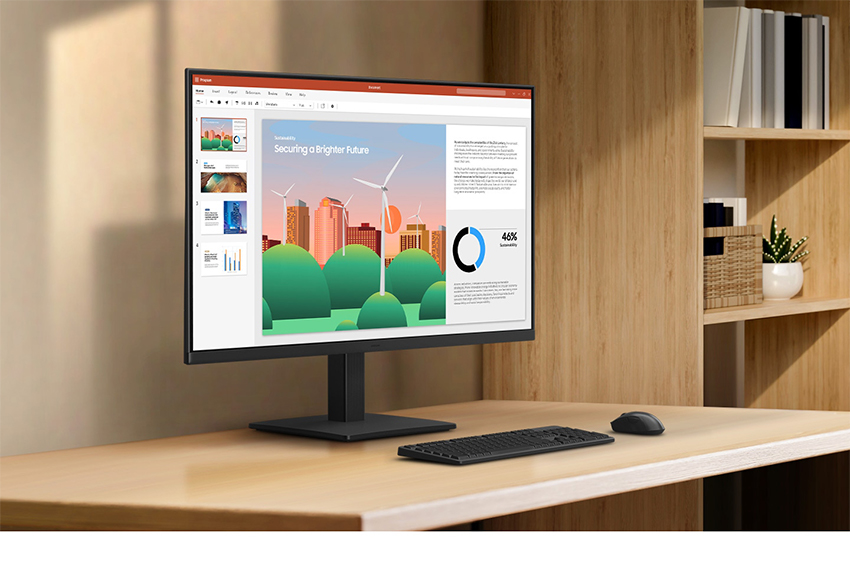 Samsung rất biết cách chiều lòng dân văn phòng, chiếc màn hình này là một ví dụ- Ảnh 1. Samsung rất biết cách chiều lòng dân văn phòng, chiếc màn hình này là một ví dụ- Ảnh 1.