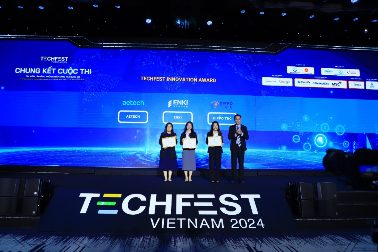 ENKI WhiteHat nhận giải thưởng đổi mới sáng tạo tại Techfest Vietnam 2024- Ảnh 2.
