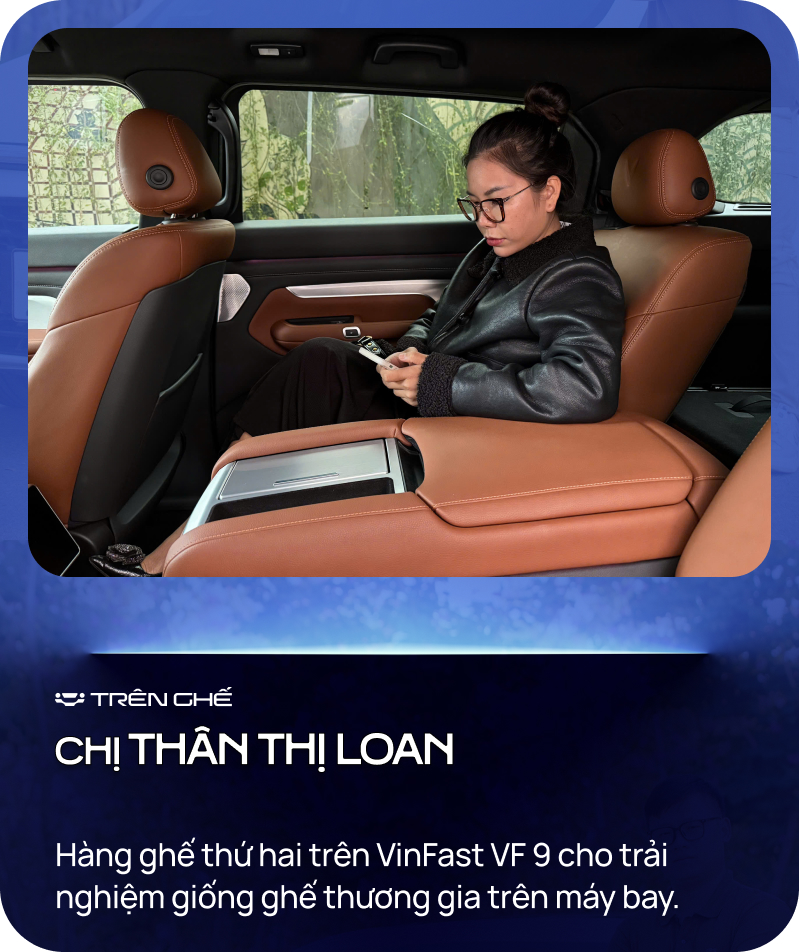 Nội thất VinFast VF 9 qua góc nhìn bạn gái chủ xe: ‘3 hàng ghế, cốp đều thoải mái, lên Trạm Tấu cũng không mệt’- Ảnh 4.