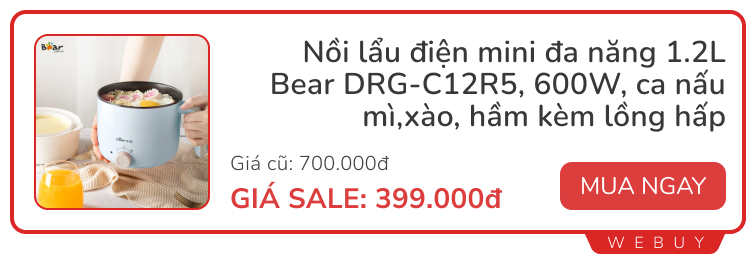 10 món đồ hay phết giảm sâu dịp cuối năm: Đủ đồ chính hãng Xiaomi, Bear, PerySmith...- Ảnh 6.