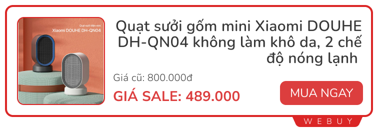 10 món đồ hay phết giảm sâu dịp cuối năm: Đủ đồ chính hãng Xiaomi, Bear, PerySmith...- Ảnh 3.