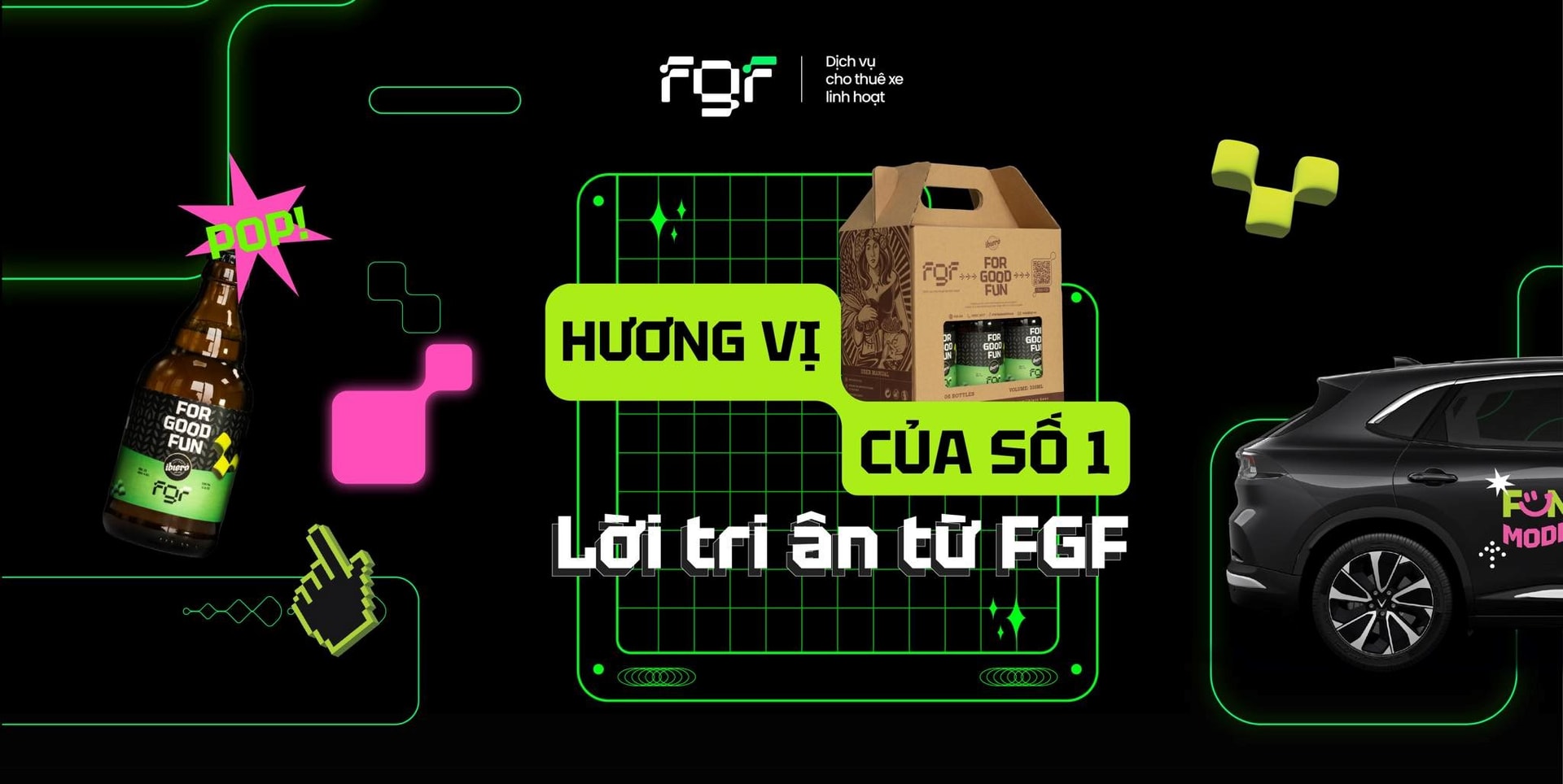 Công ty do con trai ông Phạm Nhật Vượng làm CEO trở thành đơn vị cho thuê xe lớn nhất Việt Nam sau 4 tháng thành lập, ra mắt một dòng bia để tặng khách- Ảnh 2.