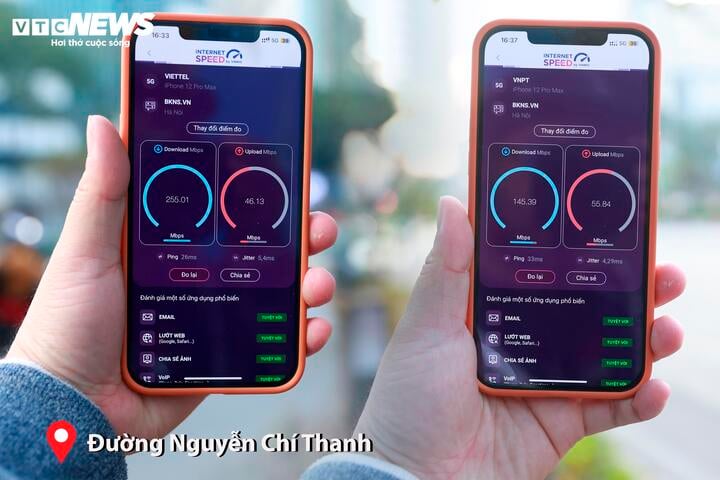 Bất ngờ với tốc độ 5G của 2 nhà mạng lớn vào giờ cao điểm- Ảnh 2.