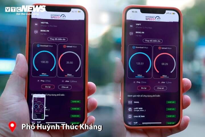 Bất ngờ với tốc độ 5G của 2 nhà mạng lớn vào giờ cao điểm- Ảnh 3.