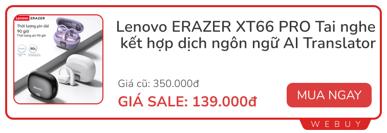 8 deal tai nghe hot giá dưới 300.000đ từ Ugreen, Redmi, Baseus, Lenovo...- Ảnh 2.