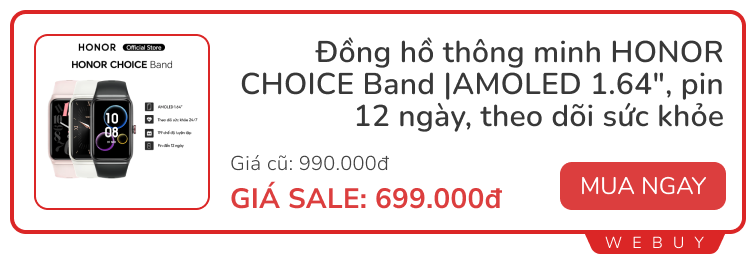 20 deal sale tưng bừng dịp đầu năm: Đồng hồ thông minh, tai nghe, màn hình, củ sạc, Mitag... chỉ từ 57.000đ- Ảnh 18.