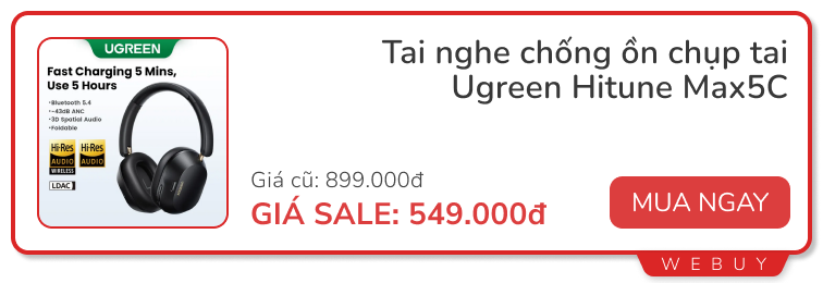 Tai nghe chống ồn 269.000đ, máy hút bụi giảm nửa giá, bộ quà Tết dưới 200.000đ và loạt deal ngày đôi đầu tiên của 2025- Ảnh 5.