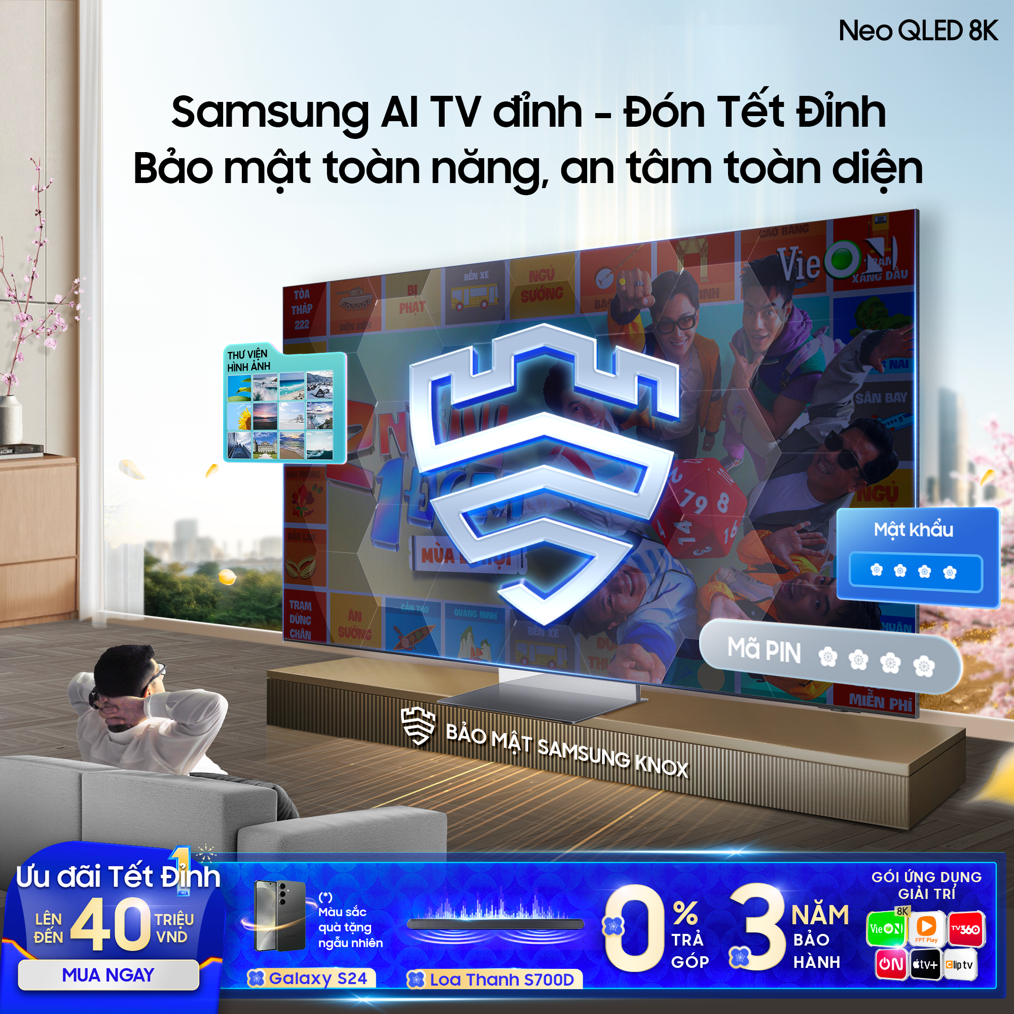 Thăng hạng Tết đỉnh cùng TV màn hình lớn giá tốt, khuyến mãi khủng- Ảnh 4.