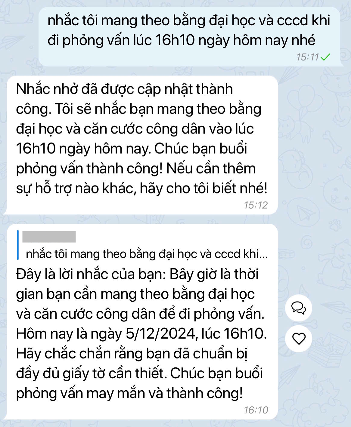 Chàng trai mặc áo đen đi xin việc, đến nơi, cô gái trẻ chỉ vào màn hình điện thoại thì- Ảnh 4.