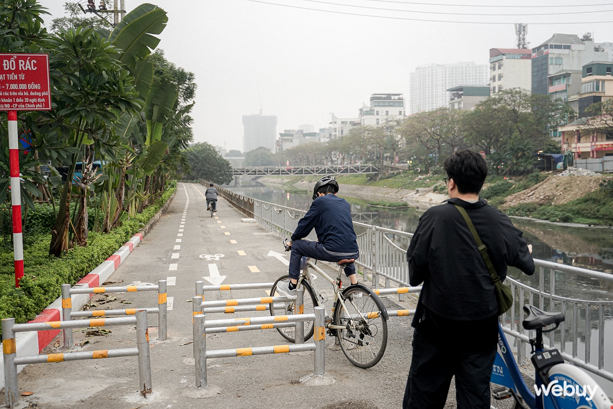 Mùng 3 tập thể dục 'tiêu bánh chưng': Trải nghiệm phố xe đạp đầu tiên tại Hà Nội- Ảnh 12.