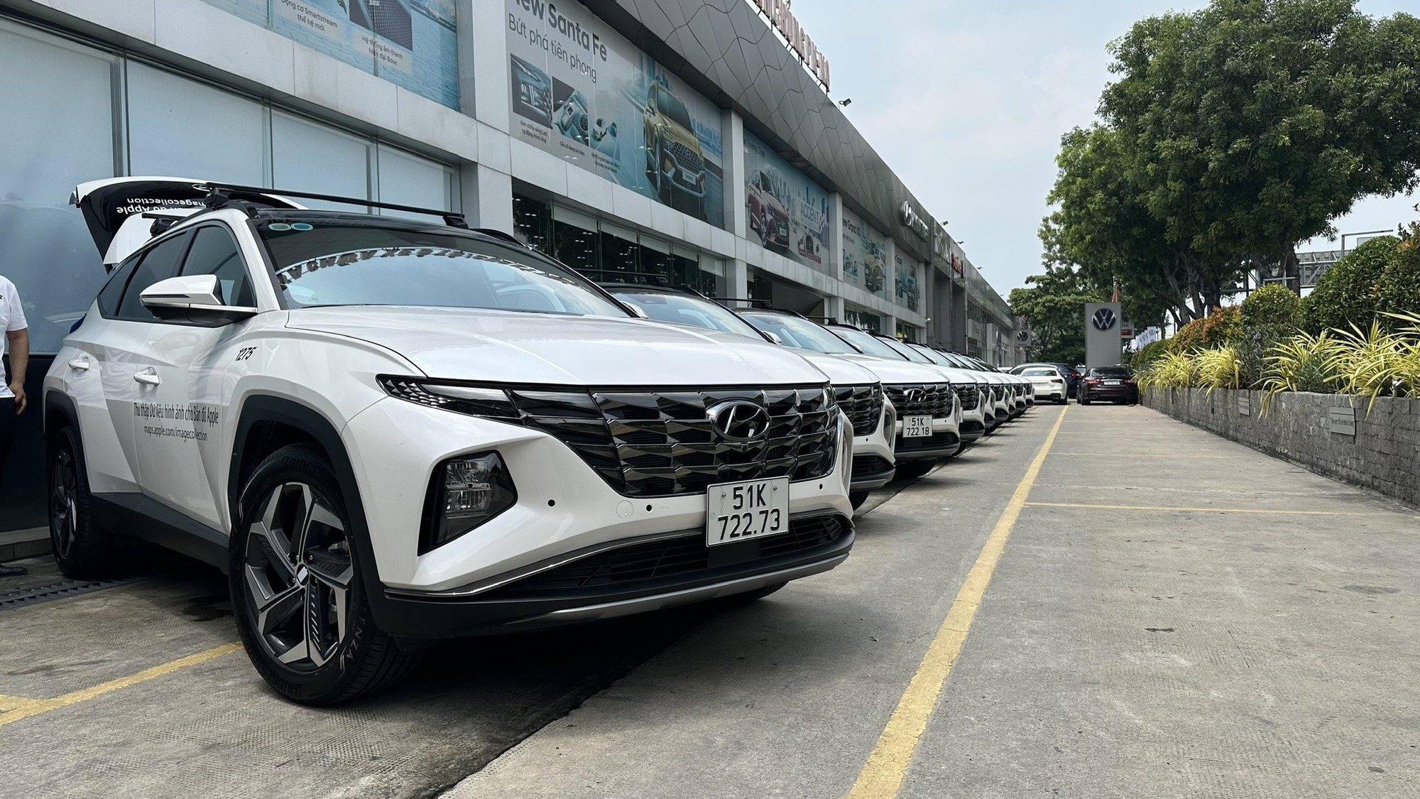 Xe Apple thu thập bản đồ Việt Nam lộ diện: Có lô 20 chiếc Hyundai Tucson, chạy suốt 8 tháng- Ảnh 4.