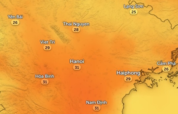 Nắng nóng gay gắt xuất hiện trên cả nước vào cuối tuần, nhiệt độ Hà Nội lên bao nhiêu?- Ảnh 1.