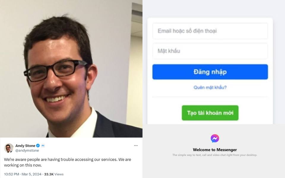 Facebook bị sập trên toàn cầu, Giám đốc truyền thông của Meta phải lên Twitter xác nhận lỗi- Ảnh 1.