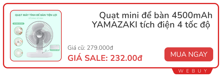 Đèn và Quạt tích điện giá rẻ từ 40.000 đồng, tranh thủ mua luôn trước khi tăng giá- Ảnh 8.