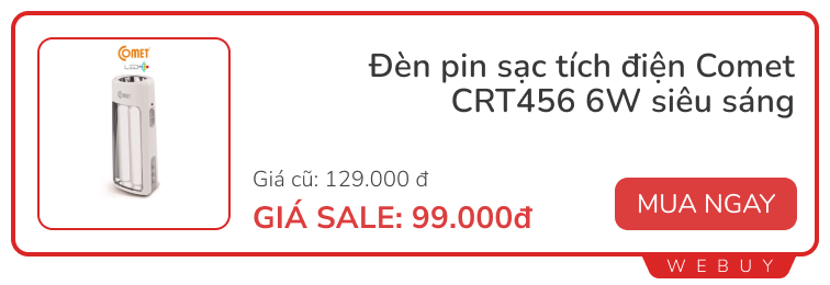 Đèn và Quạt tích điện giá rẻ từ 40.000 đồng, tranh thủ mua luôn trước khi tăng giá- Ảnh 2.