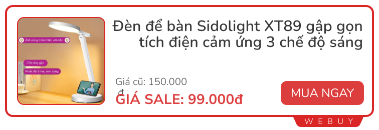 Đèn và Quạt tích điện giá rẻ từ 40.000 đồng, tranh thủ mua luôn trước khi tăng giá- Ảnh 3.