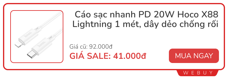 Điểm nhanh 10 deal hot đáng săn trong ngày đôi 4.4: Cáp sạc nhanh 41.000đ, tai nghe Sony giảm 44% và nhiều hơn nữa- Ảnh 7.