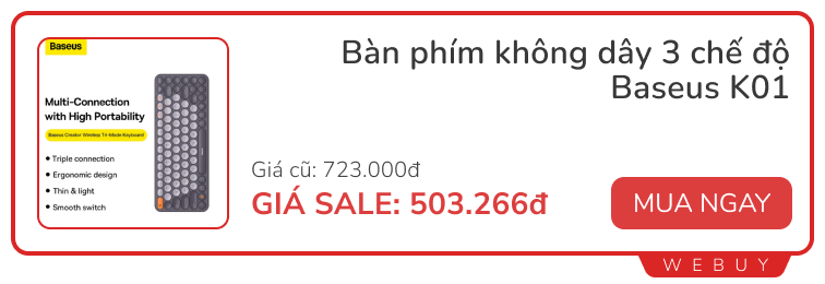 Điểm nhanh 10 deal hot đáng săn trong ngày đôi 4.4: Cáp sạc nhanh 41.000đ, tai nghe Sony giảm 44% và nhiều hơn nữa- Ảnh 5.