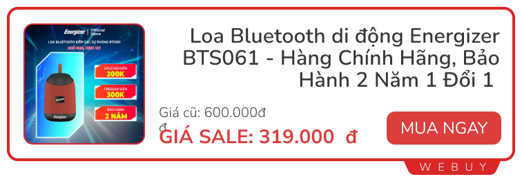 Dịp sale đậm hiếm thấy: Tai nghe chỉ từ 44.000 đồng, Đồng hồ thông minh, Loa... cũng giảm đến 60%- Ảnh 6.