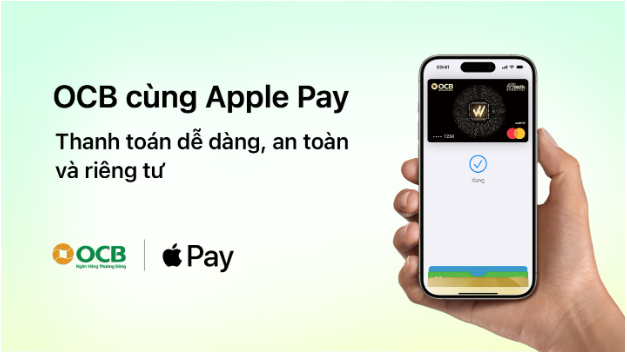 OCB giới thiệu Apple Pay đến Chủ thẻ Mastercard- Ảnh 1.