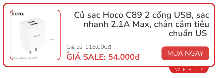 Check list đồ bán chạy nhất của Hoco, Baseus, Ugreen: từ 32.000 đồng là mua được hàng xịn- Ảnh 2.