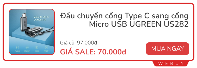 Check list đồ bán chạy nhất của Hoco, Baseus, Ugreen: từ 32.000 đồng là mua được hàng xịn- Ảnh 10.