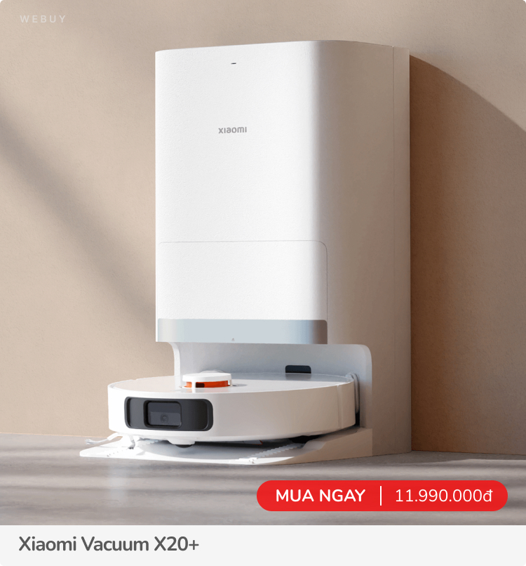 Dùng thử Xiaomi Vacuum X20 mới: Giá hơn 9 triệu, biết nâng hạ bông lau, tự giặt sấy và thiết kế đẹp- Ảnh 15.