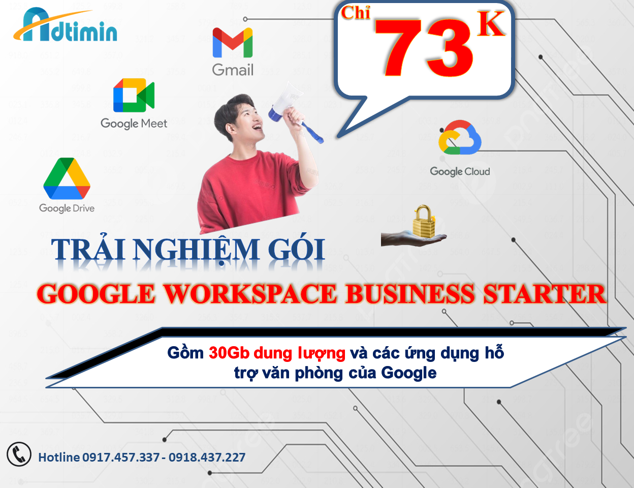 Công ty Truyền thông Adtimin cung cấp dịch vụ Google Workspace giá tốt hiện nay- Ảnh 3.