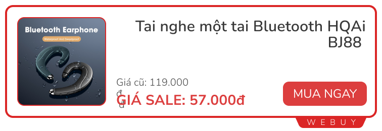 9 Deal tai nghe cho dân tập thể thao, giá rẻ chỉ từ 57.000 đồng- Ảnh 1.